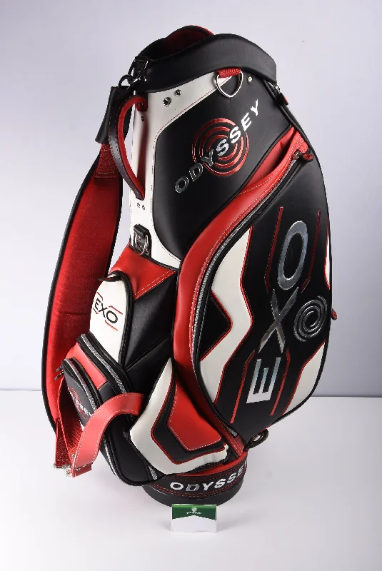 Callaway EXO Tour Bag / 6-Way Divider / Black, White & Red