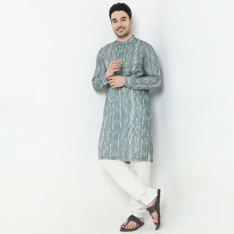 Regular Fit Printed Kurta