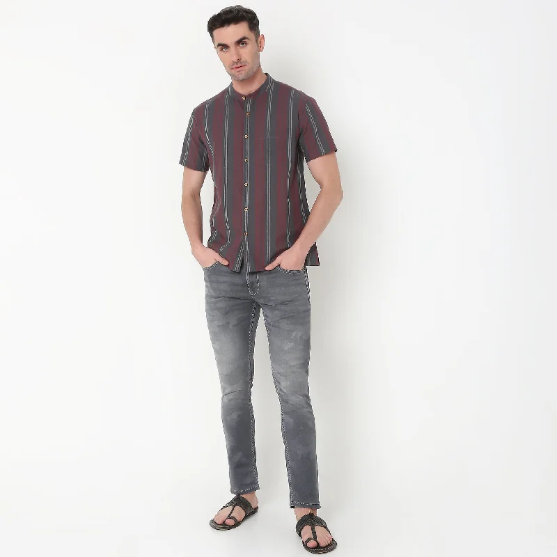 Regular Fit Striped Shirt