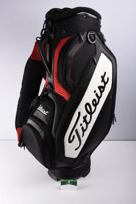 Titleist Tour Bag / 6-Way Divider / Black, White & Red