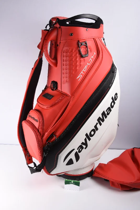 Taylormade Stealth 2 Tour Bag / 6-Way Divider / Red, White & Black