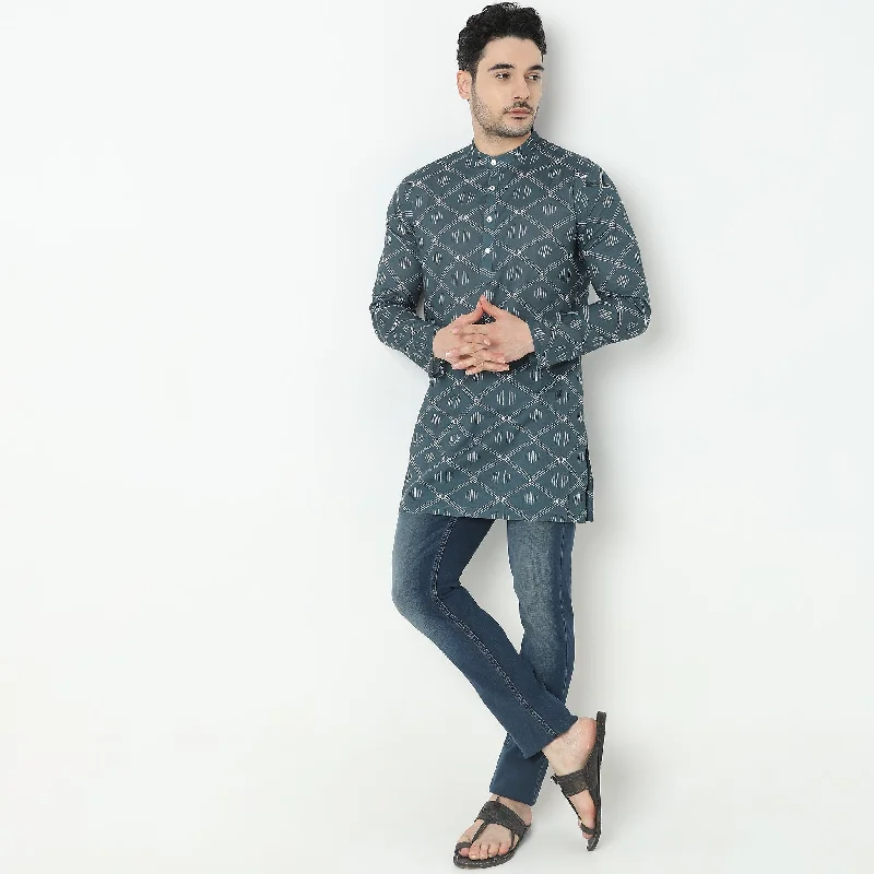 Regular Fit Printed Kurta