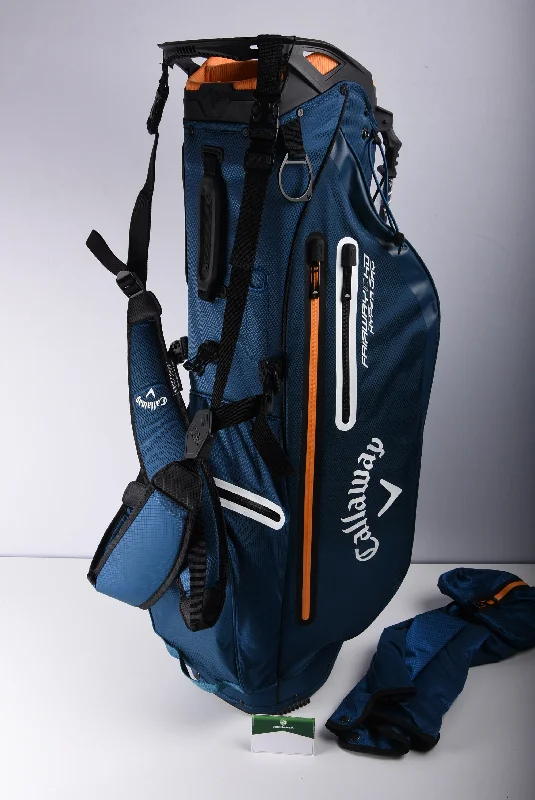 Callaway Fairway CHD Hyper Dry Stand Bag / 4-Way Divider / Navy & Orange