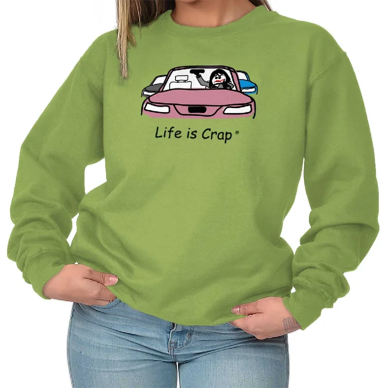 Lipstick In Car Sweatshirt