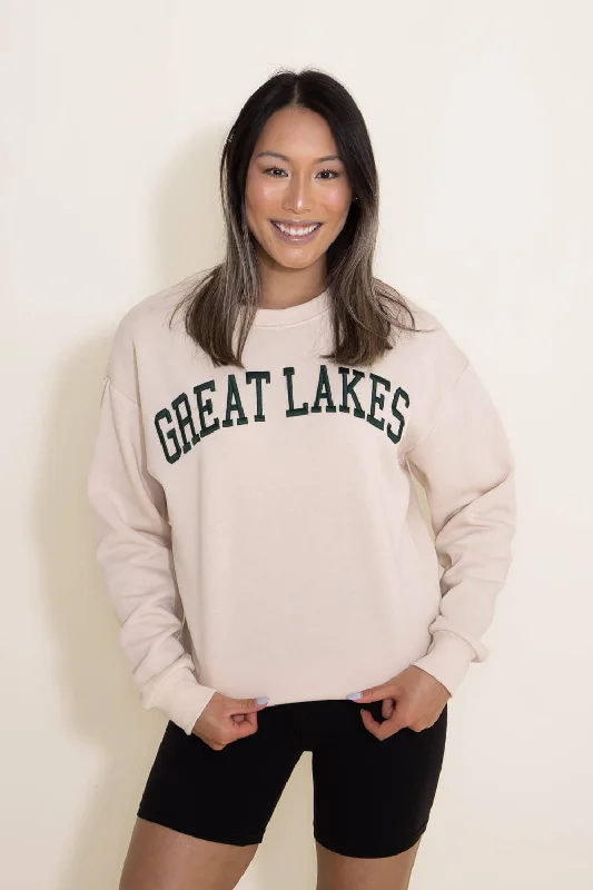 1897 Active Great Lakes Sweatshirt for Women in Cream | GT054-GREATLAKES-CREAM