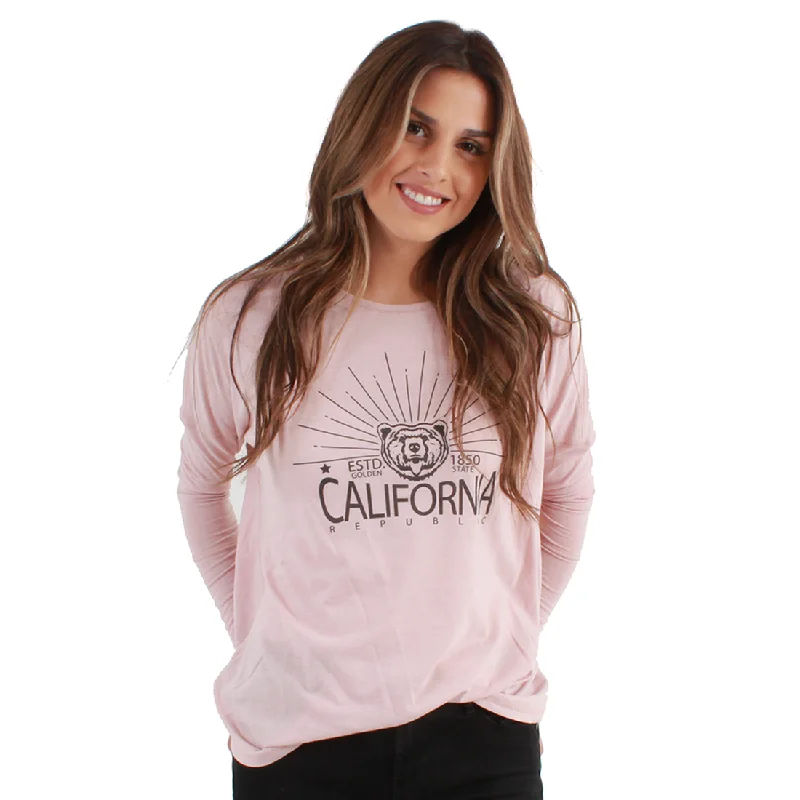 California Republic Golden State Long-Sleeve Tunic Rose Quartz