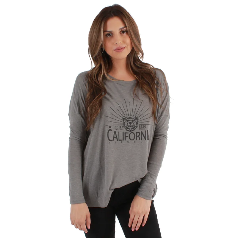 California Republic Golden State Long-Sleeve Tunic Grey Storm