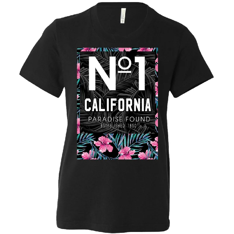 No 1 California Paradise Found Asst Colors Youth T-Shirt/tee