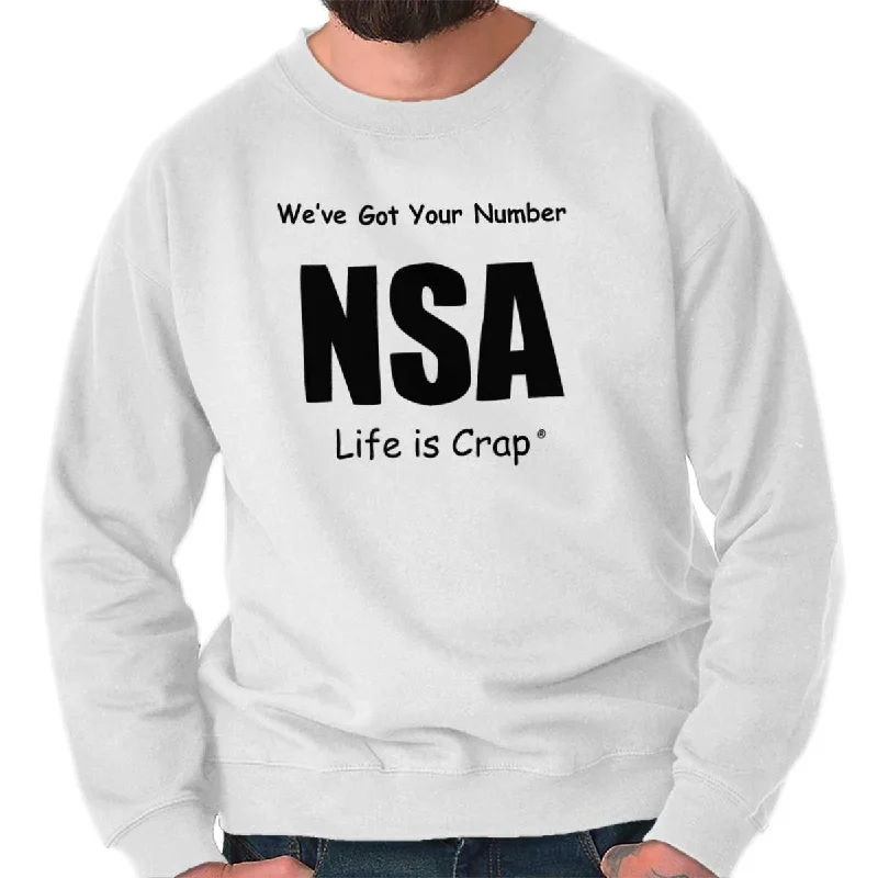 NSA Got Your Number Sweatshirt