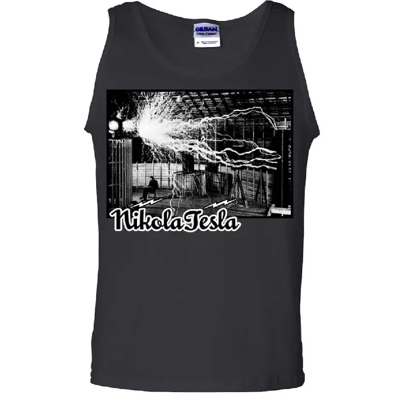 Tesla Coil Two Tone Asst Colors Tank Top