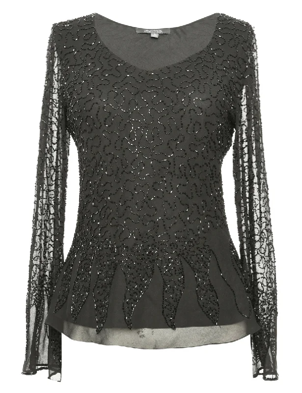 Beading Party Top - S