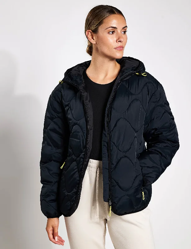 Stormwear Hooded Puffer Jacket - Black