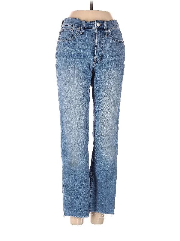 High-Rise Bootleg Jeans in Medium Wash