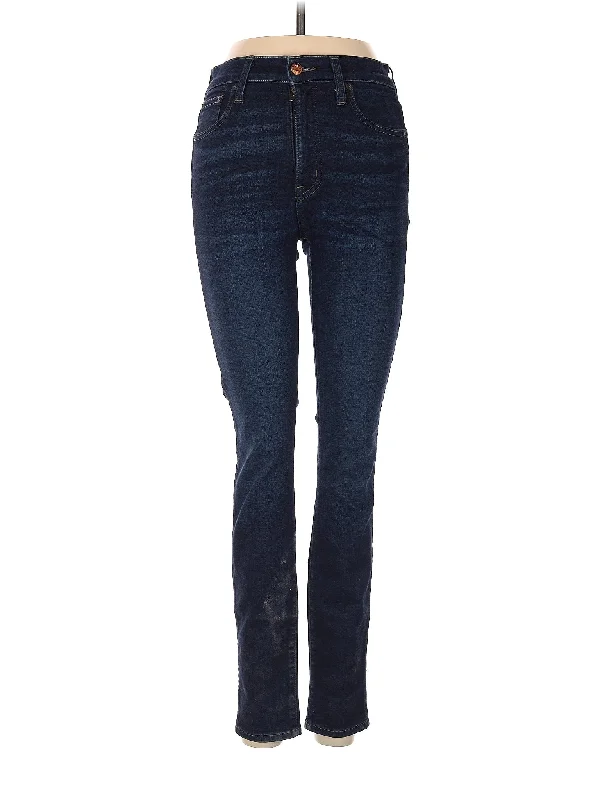 High-Rise Skinny Jeans in Dark Wash