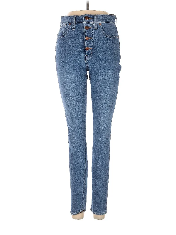 High-Rise Skinny Jeans in Light Wash