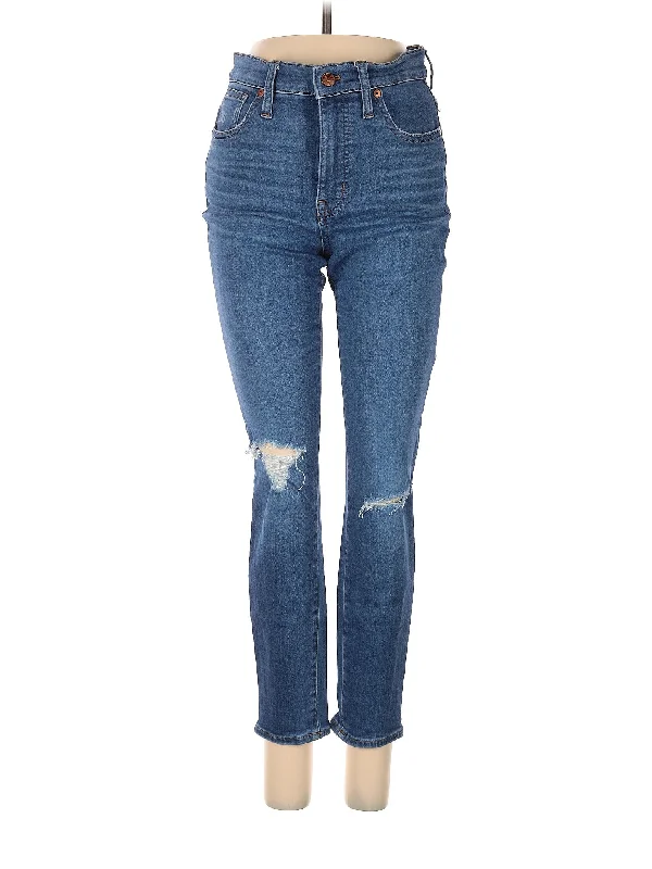 High-Rise Skinny Jeans in Medium Wash