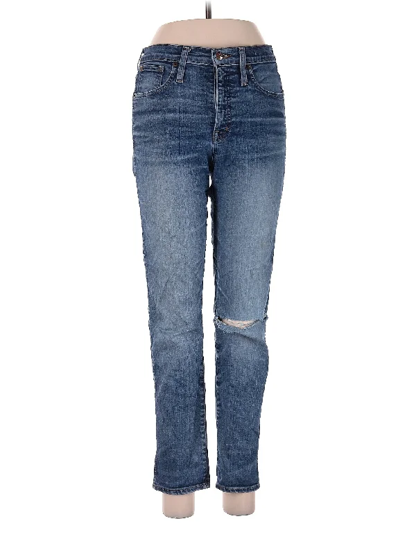 High-Rise Straight-leg Jeans