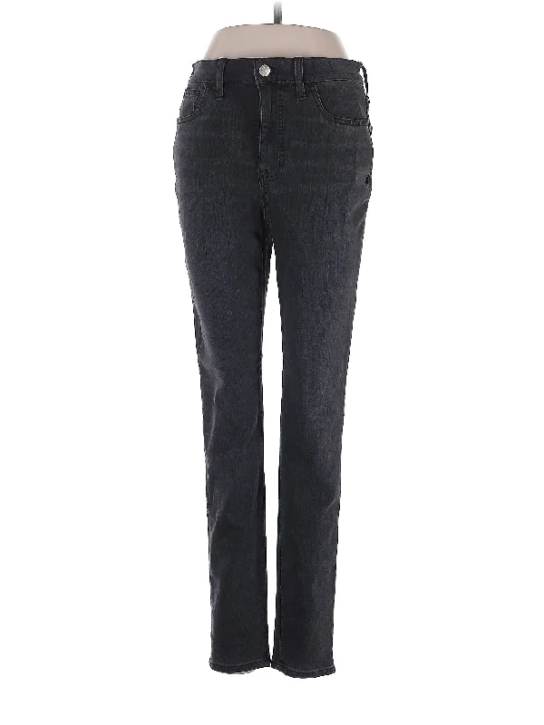 High-Rise Straight-leg Jeans in Dark Wash