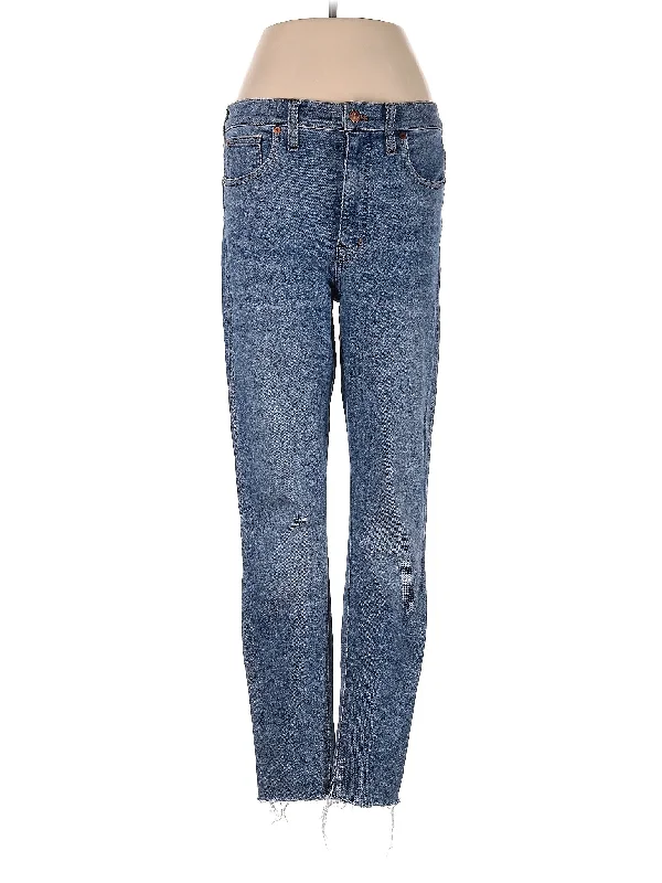 High-Rise Straight-leg Jeans in Light Wash