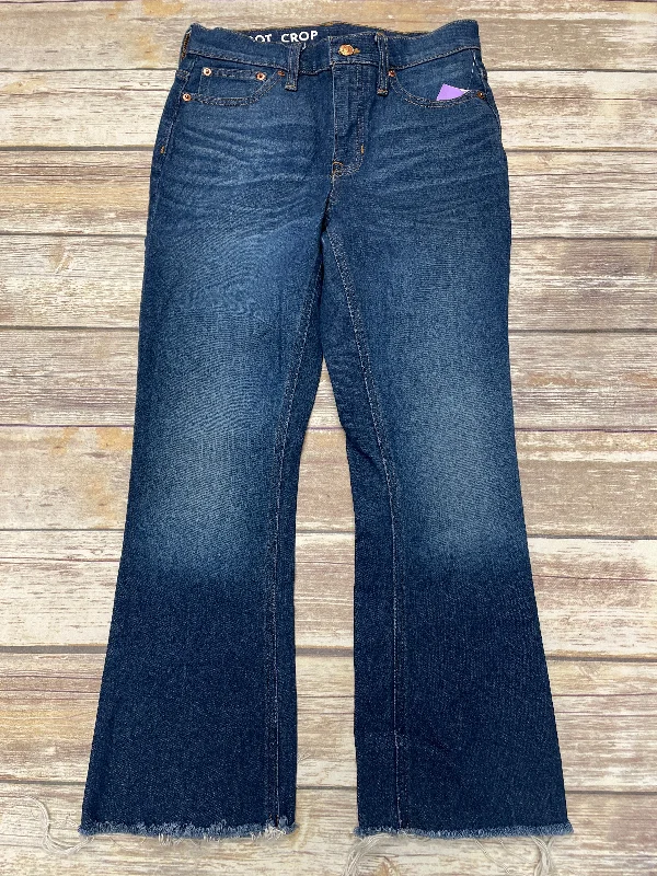 Jeans Cropped By J. Crew In Blue Denim, Size: 2