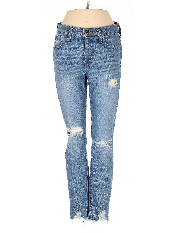 Low-Rise Bootleg Jeans