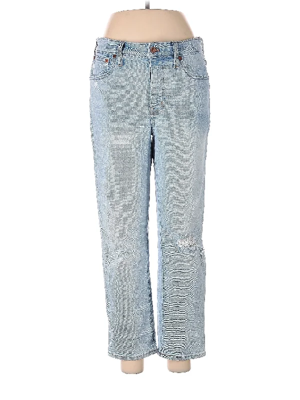 Mid-Rise Boyjeans Jeans in Light Wash