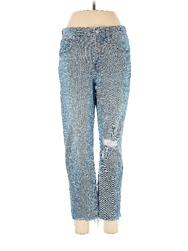 Mid-Rise Boyjeans Jeans in Light Wash