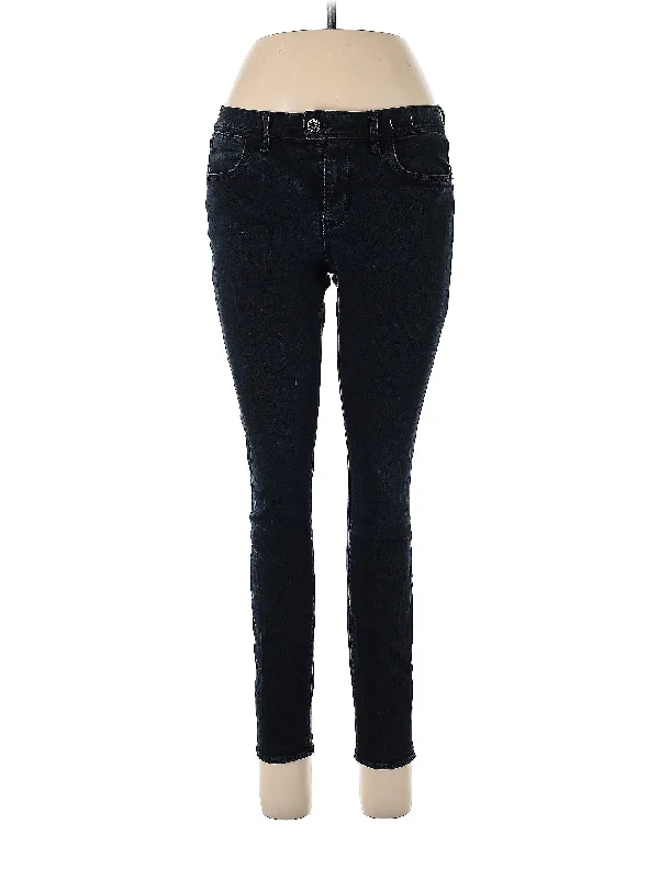 Mid-Rise Skinny Jeans in Dark Wash