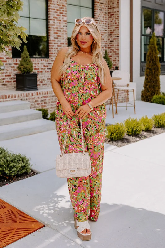 Garden Blooms Jumpsuit Curves