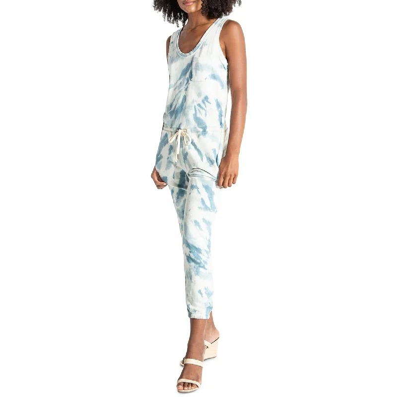 n:PHILANTHROPY Womens Tie Dye Scoop Neck Jumpsuit