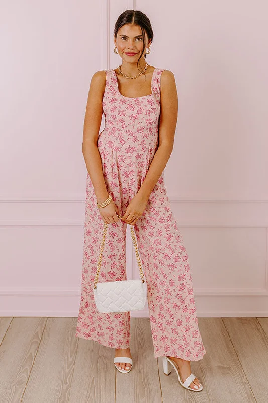 Pursuit of Happiness Floral Jumpsuit