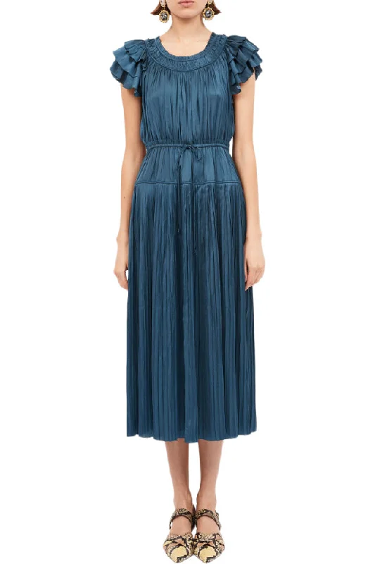 Ulla Johnson Kalesta Dress in Neptune