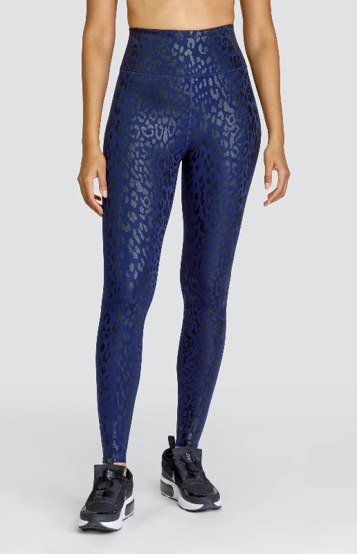 Runway 27" Leggings - Leopard Foil