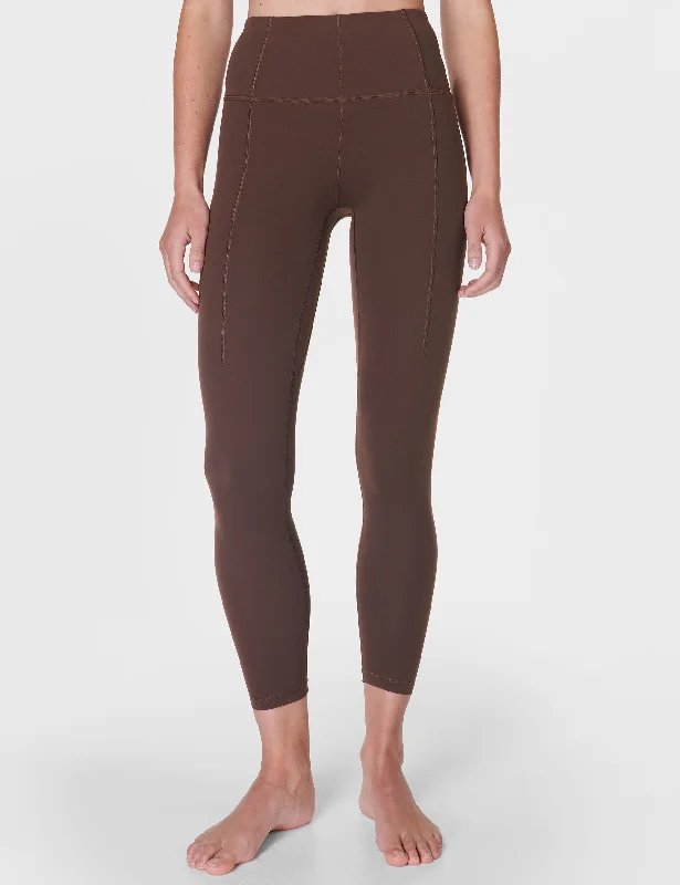 Super Soft 7/8 Yoga Leggings - Cacao Brown