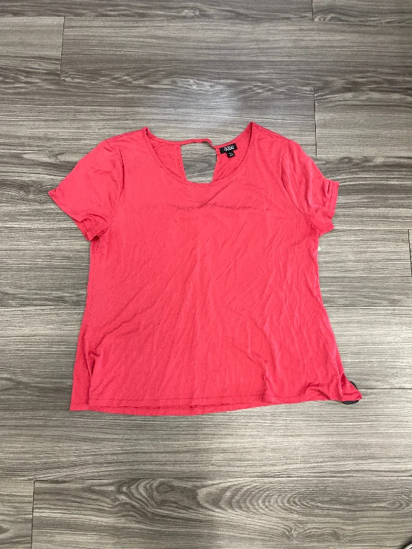 Red Top Short Sleeve Ana, Size Xxl