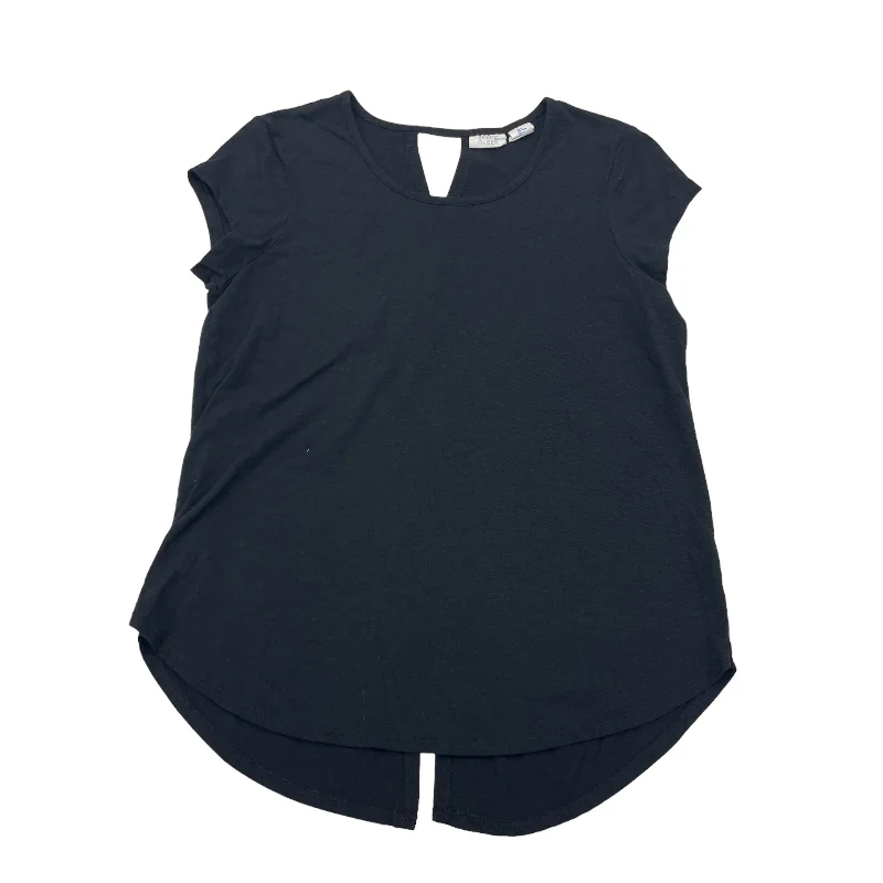 Black Top Short Sleeve Basic Sigrid Olsen, Size M