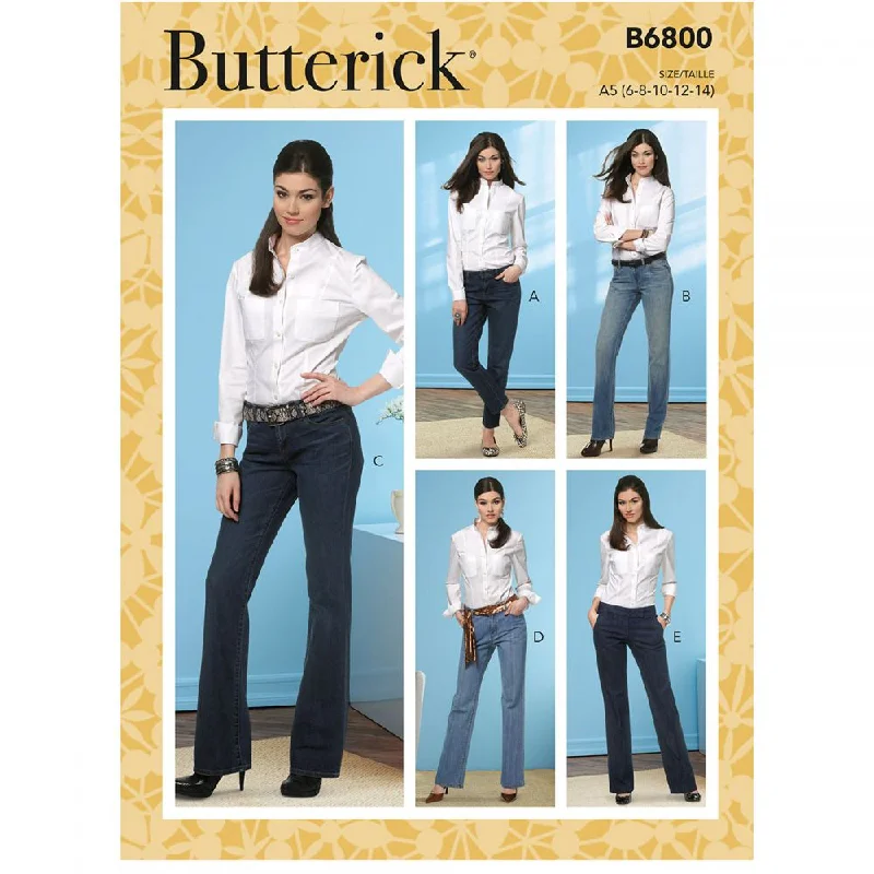 Butterick Jeans and Trousers B6800