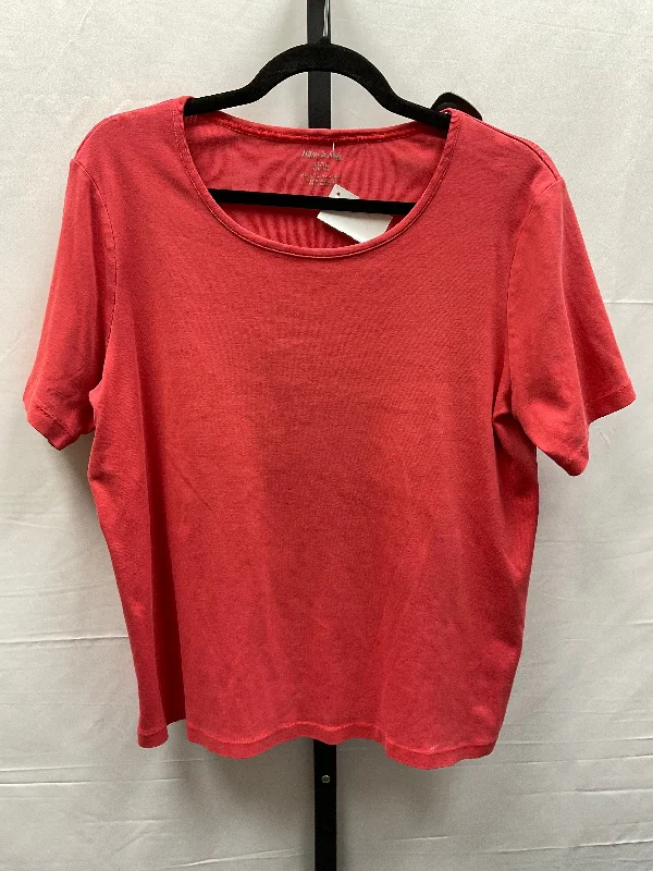 Red Top Short Sleeve White Stag, Size Xl