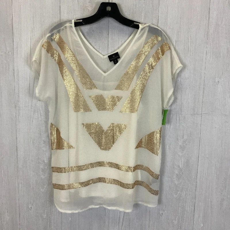 White Top Short Sleeve Worthington, Size M