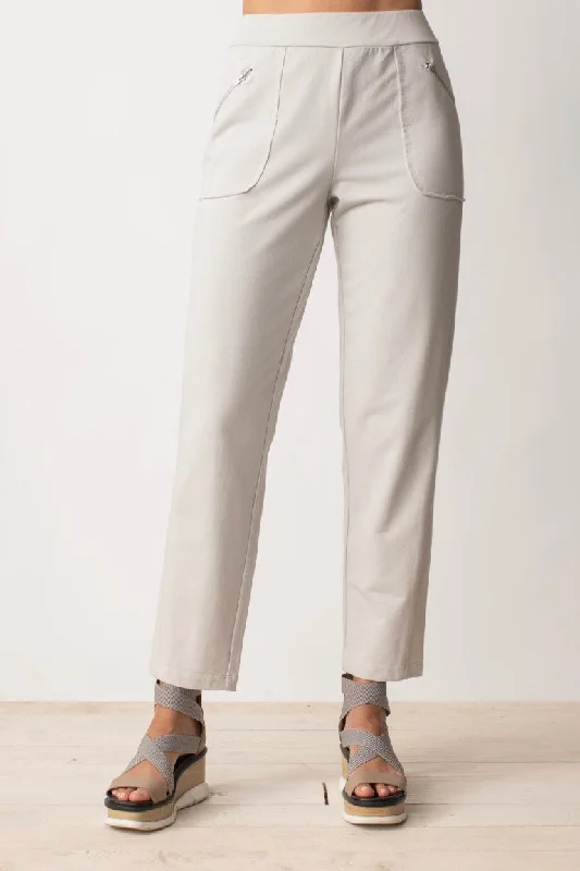 French Terry Slim Ankle Pant